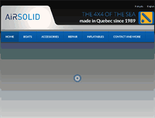 Tablet Screenshot of airsolid.ca